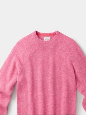 Prego Vintage Wool Pink Crewneck Sweater